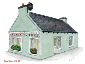 Irish Pub Print - Tuohy's Bar, Claremorris, Co. Mayo, Ireland