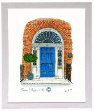 Load image into Gallery viewer, Irish Print - Georgian Door, O&#39;Connell House, No.58 Merrion Square, Dublin, Ireland
