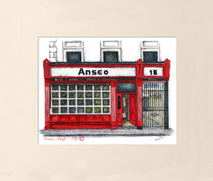 Irish Pub Print - Anseo