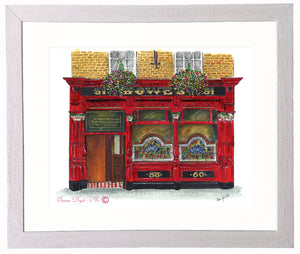 Irish Pub Print - Bowes Pub, Fleet Street, Dublin, Ireland