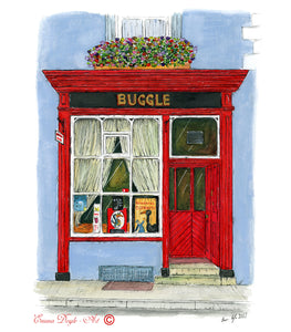 Irish Pub Print - Buggles Pub, Kilrush, Co. Clare, Ireland