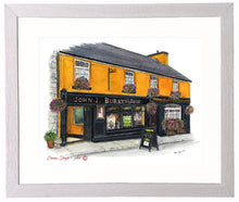 Load image into Gallery viewer, Irish Pub Print - Burke&#39;s,  Clonbur, Galway, Ireland
