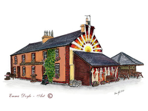 Irish Pub Print - Campbell's Tavern , Galway, Ireland