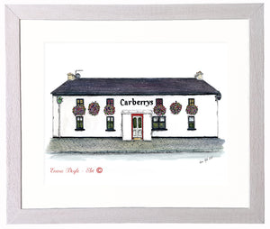 Irish Pub Print - Carberrys, Dunshaughlin, Co. Meath