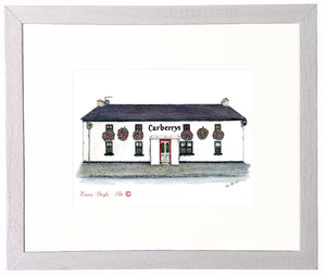 Irish Pub Print - Carberrys, Dunshaughlin, Co. Meath