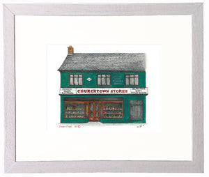 Irish Pub Print - Churchtown Stores , Dublin, Ireland