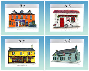 Irish Pub Greeting Card -  Packs of Cards