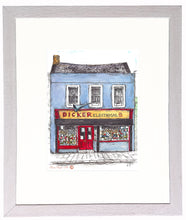 Load image into Gallery viewer, Irish Shop Print - Dicker&#39;s, Bray, Co. Wicklow, Ireland
