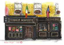 Load image into Gallery viewer, Irish Pub Print - Fibber Magees, Dublin, Ireland
