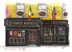 Irish Pub Print - Fibber Magees, Dublin, Ireland