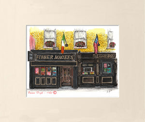 Irish Pub Print - Fibber Magees, Dublin, Ireland