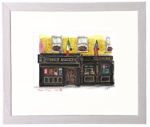 Irish Pub Print - Fibber Magees, Dublin, Ireland