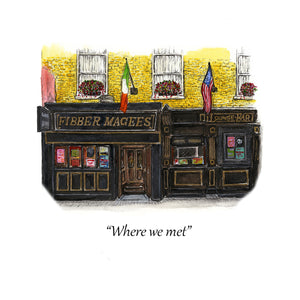 Personalised Keyrings - Irish Pubs and Landmarks