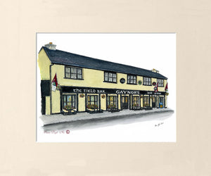 Irish Pub Print - Gaynor's -"The Field Bar", Galway, Ireland