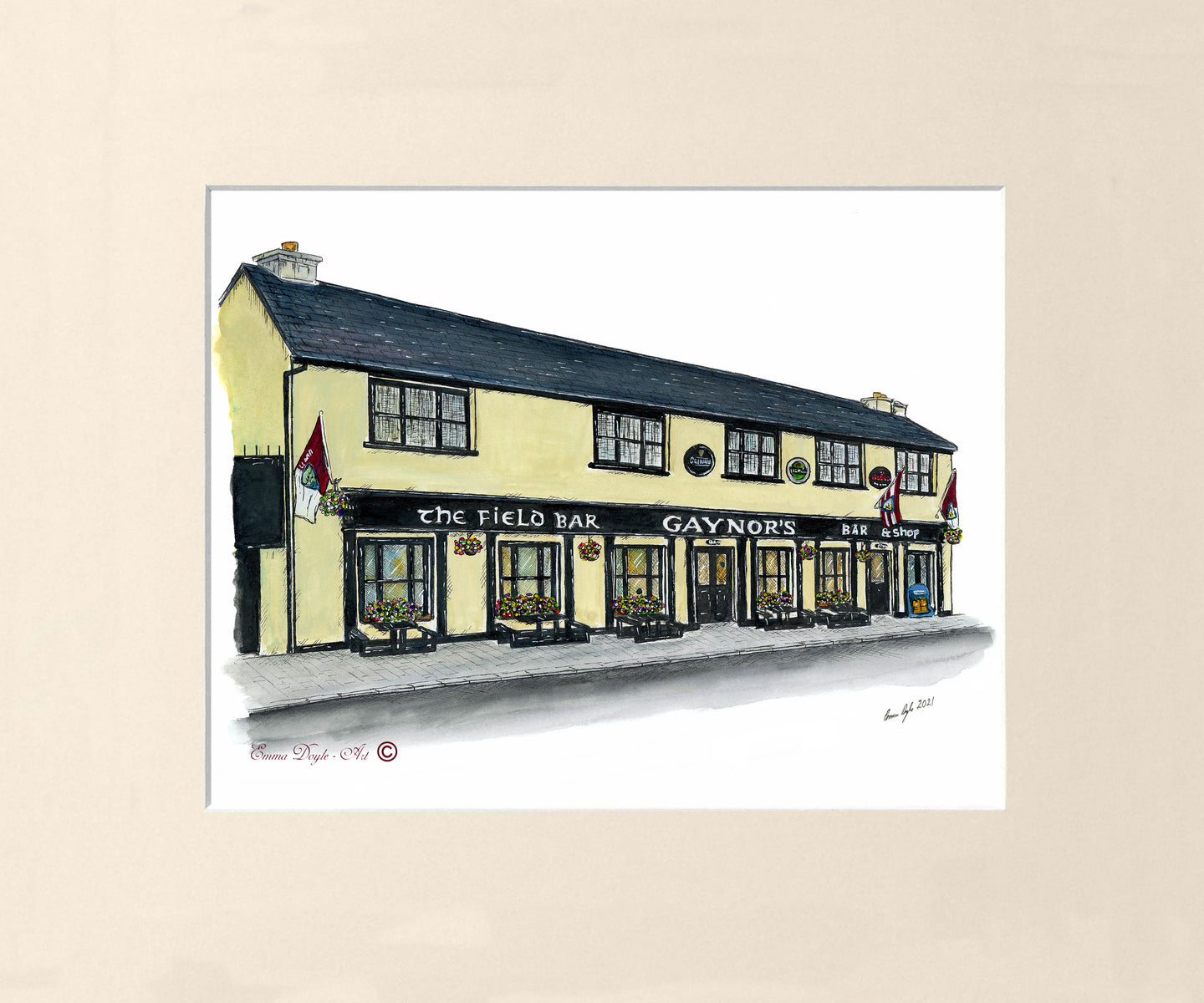 Irish Pub Print - Gaynor's -