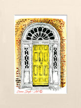 Load image into Gallery viewer, Yellow Georgian Door, Merrion Square, Dublin, Ireland
