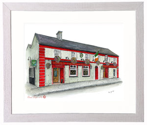 Irish Pub Print - Gibney's, Malahide, Dublin, Ireland