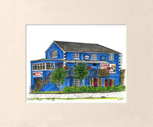 Irish Pub Print - Gings Bar, Carrick-On-Shannon, Ireland