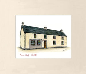 Irish Pub Print - Glan Bar, Co. Cavan, Ireland