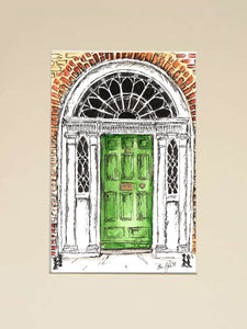 Green Georgian Door 1, Merrion Square, Dublin, Ireland