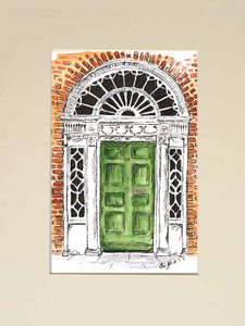 Green Georgian Door 2, Merrion Square, Dublin, Ireland