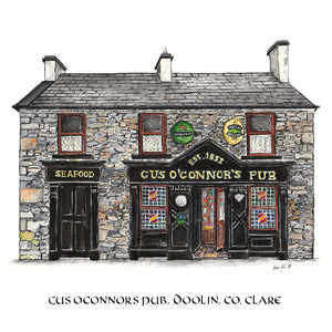 Irish Pub Coaster - Clare Pubs