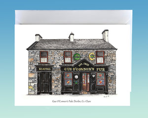 Irish Pub Greeting Card - Clare Pub