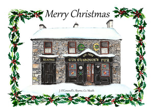 Christmas Cards - Pubs Of Ireland 1 - Pack of 8 cards
