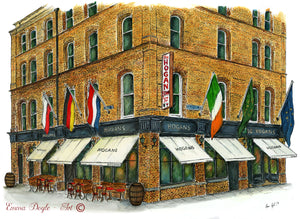 Irish Pub Print - Hogans Bar, Dublin, Ireland