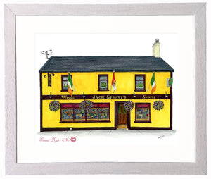 Irish Print - Jack Spratts, Cork, Ireland