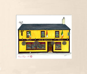 Irish Print - Jack Spratts, Cork, Ireland