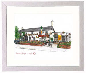 Irish Pub Print - Johnnie Foxes Pub, Glencullen, Co. Dublin , Ireland