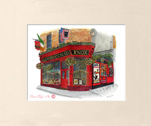 Irish Pub Print - Knox's Bar, Ennis, Co. Clare, Ireland
