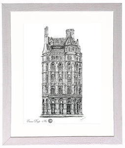 Irish Print - Lafayette Building, Dublin, Ireland