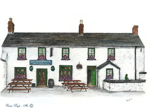 Irish Pub Print -  Lily Finnegan's, Whitestown, Carlingford, Co. Louth, Ireland