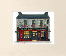 Load image into Gallery viewer, Irish Pub Print - Lowry&#39;s Bar, Clifden, Co. Galway, Ireland.
