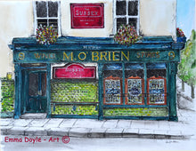 Load image into Gallery viewer, Irish Pub Print - M. O&#39;Brien, Co. Dublin, Ireland
