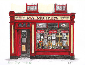 Irish Pub Print - Ma Murphy's, Bantry, Co. Cork, Ireland
