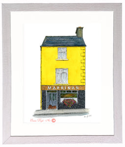 Irish Pub Print - Marrinan's Bar, Ennistymon, Co. Clare, Ireland