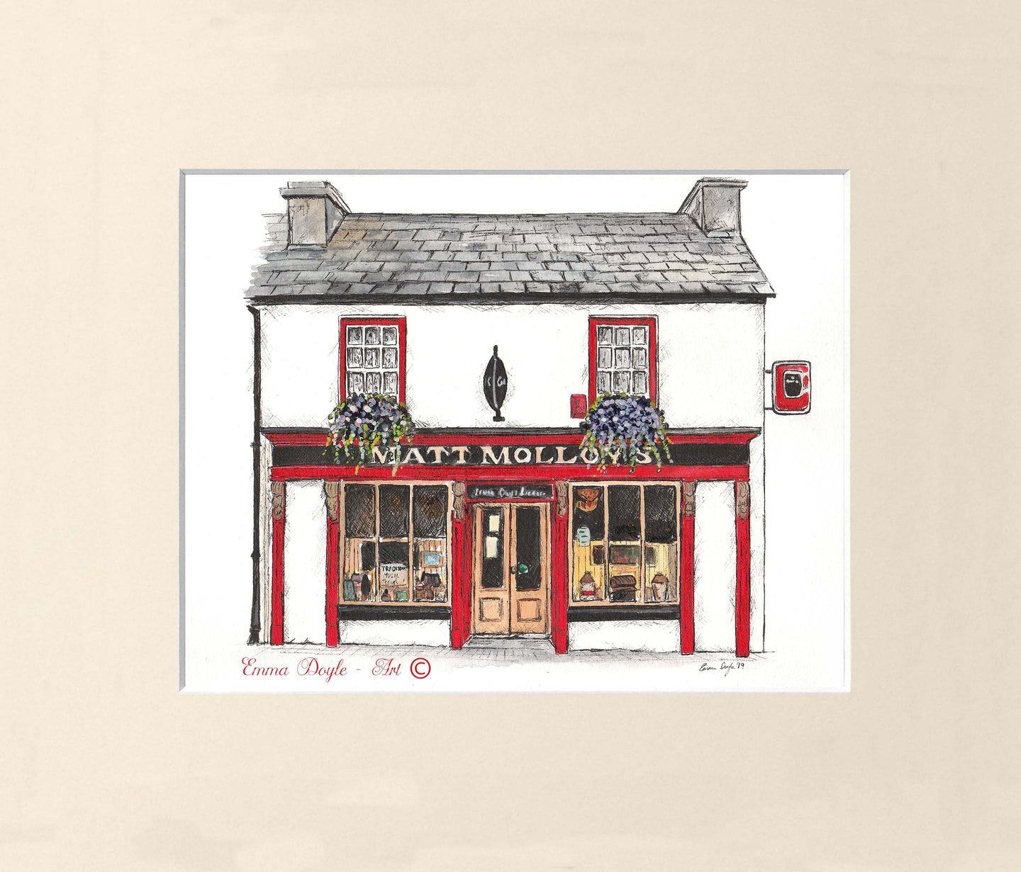 Irish Pub Print - Matt Molloy's Pub, Westport, Co. Mayo, Ireland