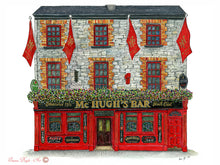 Load image into Gallery viewer, Irish Pub Print - McHugh&#39;s Bar, Carrick on Shannon, Ireland
