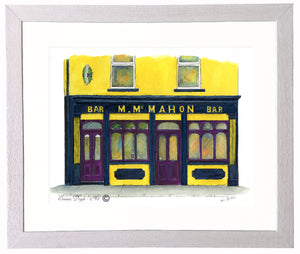 Irish Pub Print - McMahon's, Ennistymon , Co. Clare, Ireland
