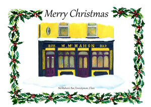 Christmas Cards - Pubs Of Ireland 4 - Pack of 8 cards