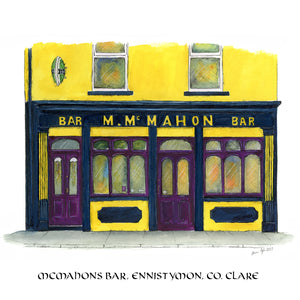 Irish Pub Coaster - Clare Pubs