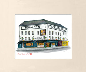 Irish Pub Print - Monroe's, Galway, Ireland