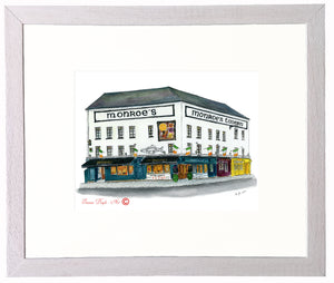 Irish Pub Print - Monroe's, Galway, Ireland