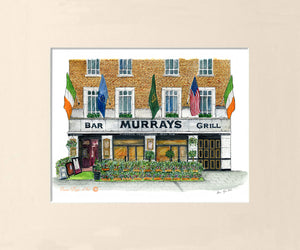Irish Print - Murray's Bar & Grill, Dublin, Ireland