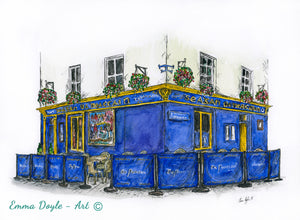 Irish Pub Print - Tigh Neachtains , Galway, Ireland