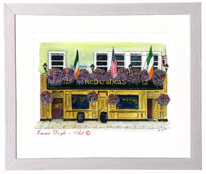 Irish Pub Print - Ned O'Shea's, Dublin, Ireland