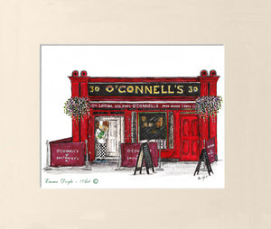 Irish Pub Print - O'Connell's, Dublin, Ireland